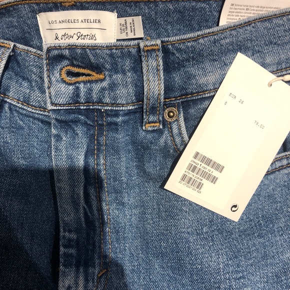 NWT & Other Stories Slim High Waist Jeans - Picture 2 of 3